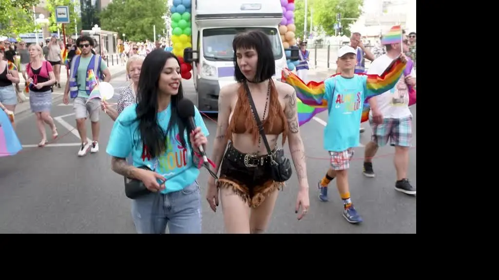 Izabela Zabielska na Paradzie Równości