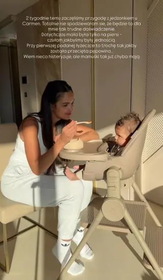 Klaudia El Dursi z córką