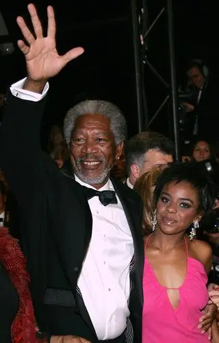 Morgan Freeman z córką Deeną