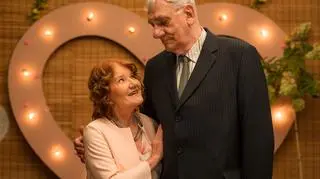 Maria Winiarska i Wiktor Zborowski na planie filmu "Dalej Jazda 2" 