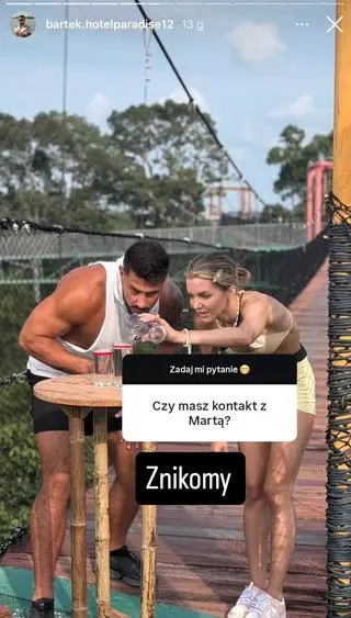 Bartek o Marcie z "Hotelu Paradise 12"