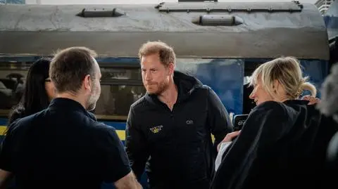Książę Harry z wizytą w Ukrainie