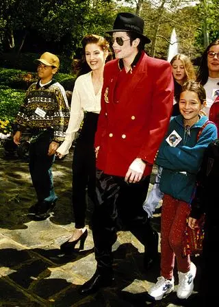  Lisa Marie Presley i Michael Jackson