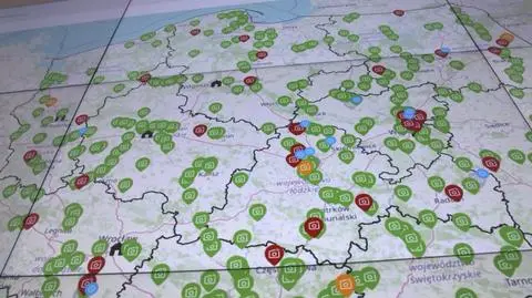 Mapa odcinkowych pomiarów prędkości i fotoradarów w Polsce