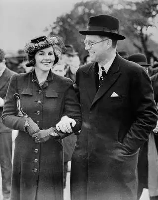 Joseph Kennedy senior z córką Rosemary