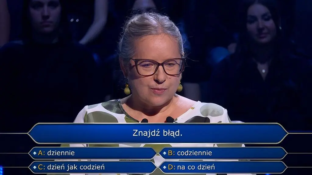 "Milionerzy", odc. 784. Polonistka trafiła na pytanie z języka polskiego