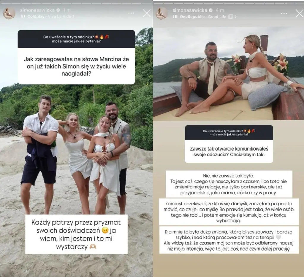Simona ze "Skoku na głęboką wodę" skomentowała słowa Marcina, który "naoglądał się już takich Simon". Co powiedziała? 