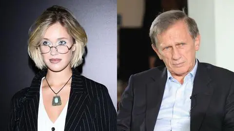 Helena Englert pozuje z ojcem. "Jakiś pan podszedł do mnie po zdjęcie". Podobni?