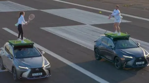 Lexus pobił dwa tenisowe rekordy Guinnessa. Takiego meczu jeszcze nie było