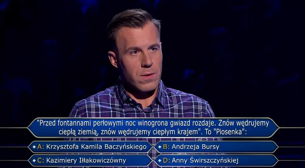 "Milionerzy", odc. 777. Kto jest autorem "Piosenki"?