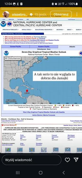 Screen InstaStories Aleksandry Żebrowskiej