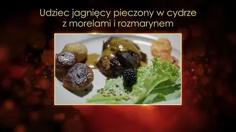 "Ugotowani 14". Udziec jagnięcy pieczony w cydrze z morelami i rozmarynem Filipa z Warmii
