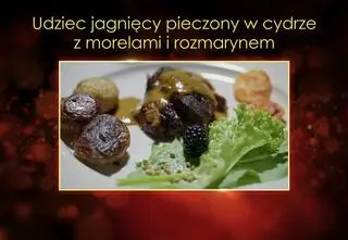 "Ugotowani 14". Udziec jagnięcy pieczony w cydrze z morelami i rozmarynem Filipa z Warmii