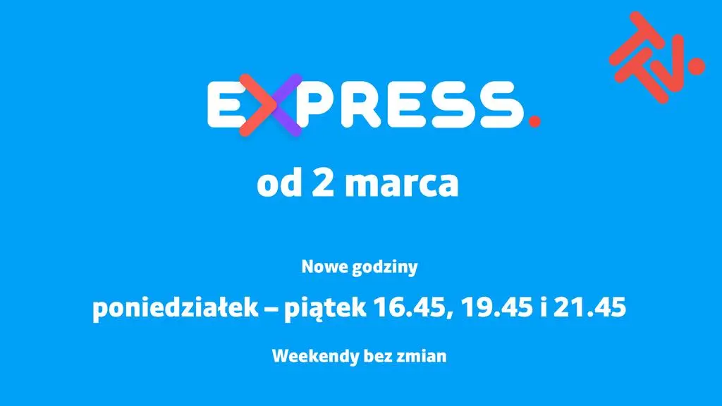 Zmiana godzin emisji "Expressu" TTV