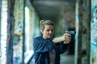 Zofia Zborowska-Wrona jako Agata Bożyk-Lis w serialu "Młode gliny"