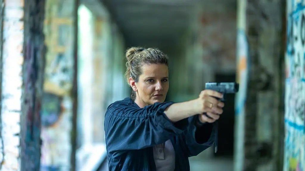 Zofia Zborowska-Wrona jako Agata Bożyk-Lis w serialu "Młode gliny"