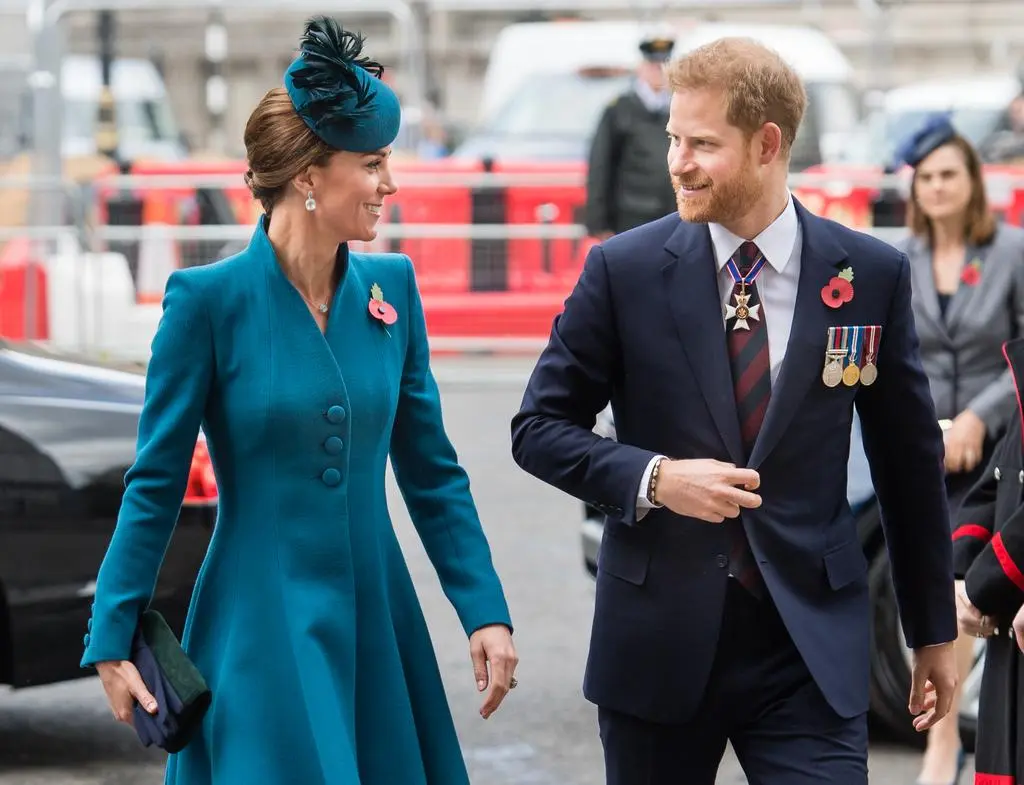 Księżna Kate i książę Harry