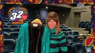 Grażyna Wolszczak dla WOŚP: cekinowy garnitur