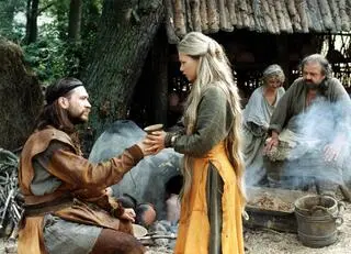 Katarzyna Bujakiewicz i Michał Żebrowski w "Starej Baśni"