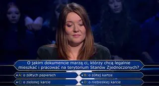 "Milionerzy", odcinek 773. Pytanie za 1000 złotych