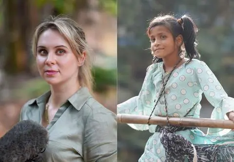 Madhu ma 9 lat i tańczy na linie w Indiach. Jest jedyną żywicielką rodziny