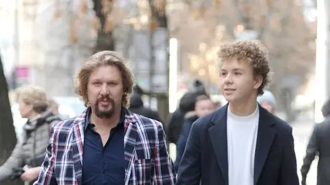 Andrzej Nejman z synem