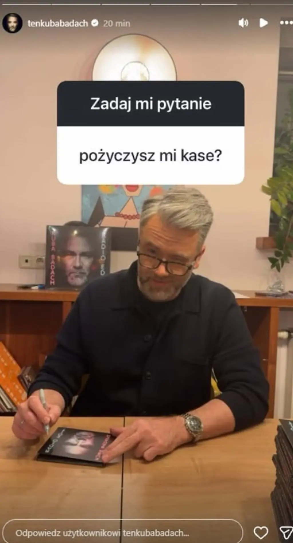 Kuba Badach podczas Q&A