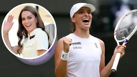 Księżna Kate wręczyła trofeum Idze Świątek