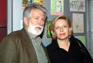 Edward Kłosiński i Krystyna Janda