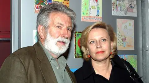 Edward Kłosiński i Krystyna Janda