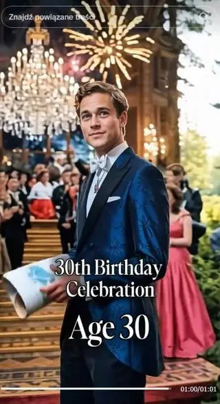 Książę George w przyszłości według AI