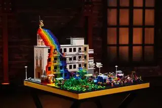 Lego Masters: odcinek 1, zadanie 1 - Martyna i Piotr