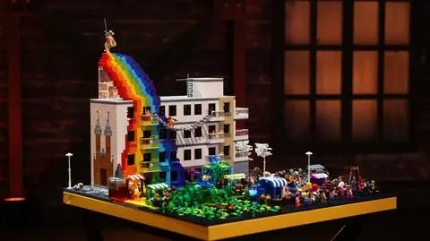 Lego Masters: Święto barw w Gnieźnie czyli 1. zadanie w wykonaniu Martyny i Piotra
