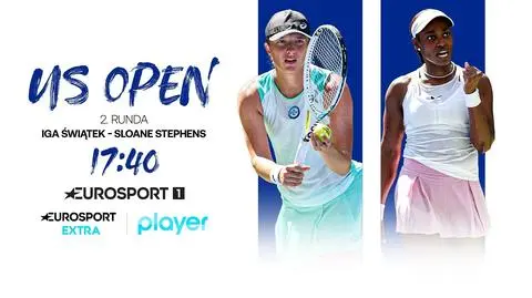 Mecze Igi Świątek i Huberta Hurkacza w drugiej rundzie US Open na żywo w Eurosporcie 1 i Playerze