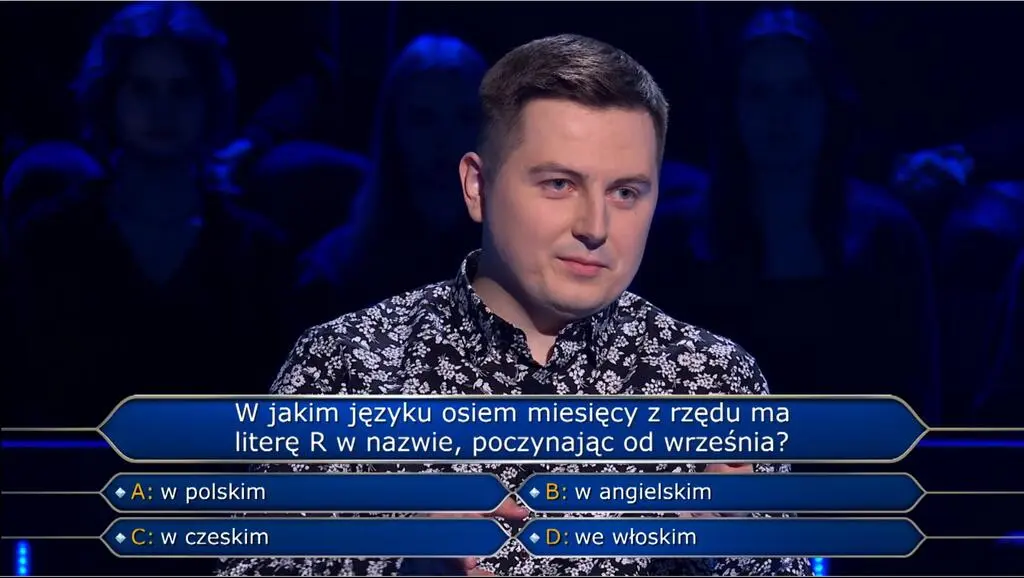 Jakub Dominiak w Milionerach 