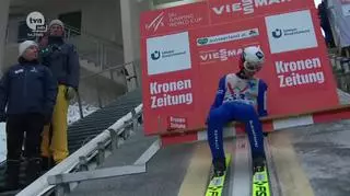 Loty narciarskie Bad Mitterndorf: skok Kamila Stocha w pierwszej serii