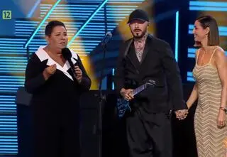 Dorota Wellman zaskoczyła publiczność w Sopocie. Nagle na scenę weszła żona jednego z muzyków