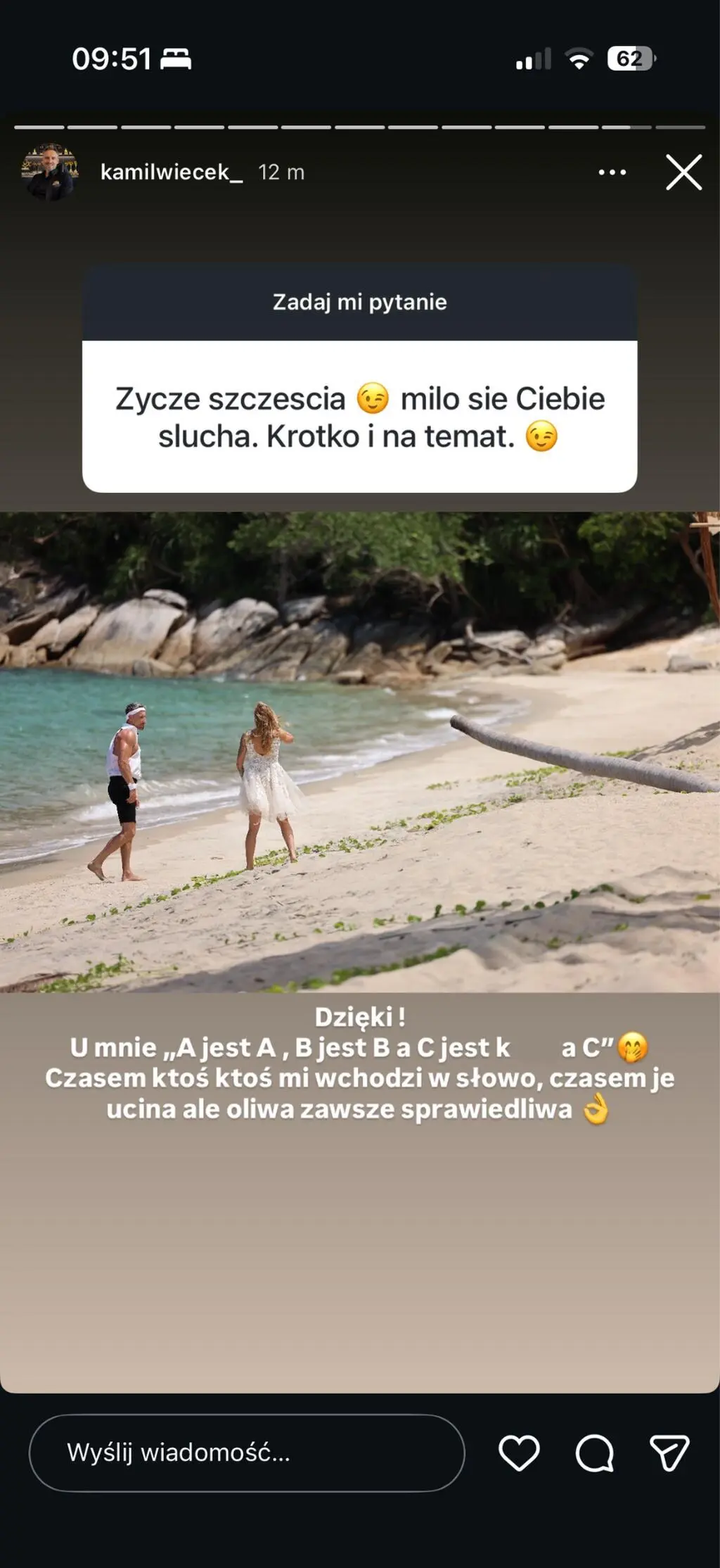 Odpowiedź Kamila Więcka