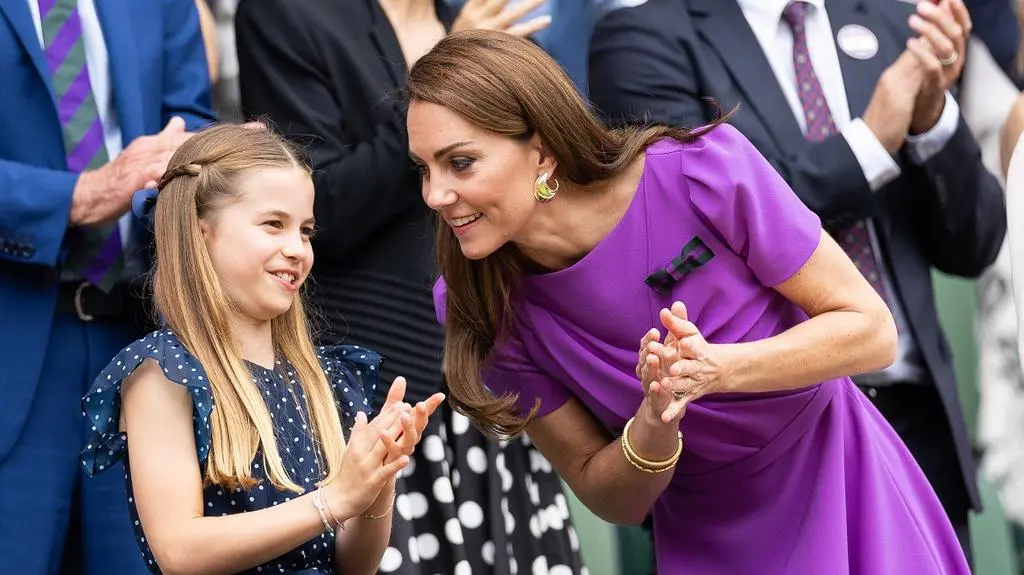 Księżniczka Charlotte i księżna Kate