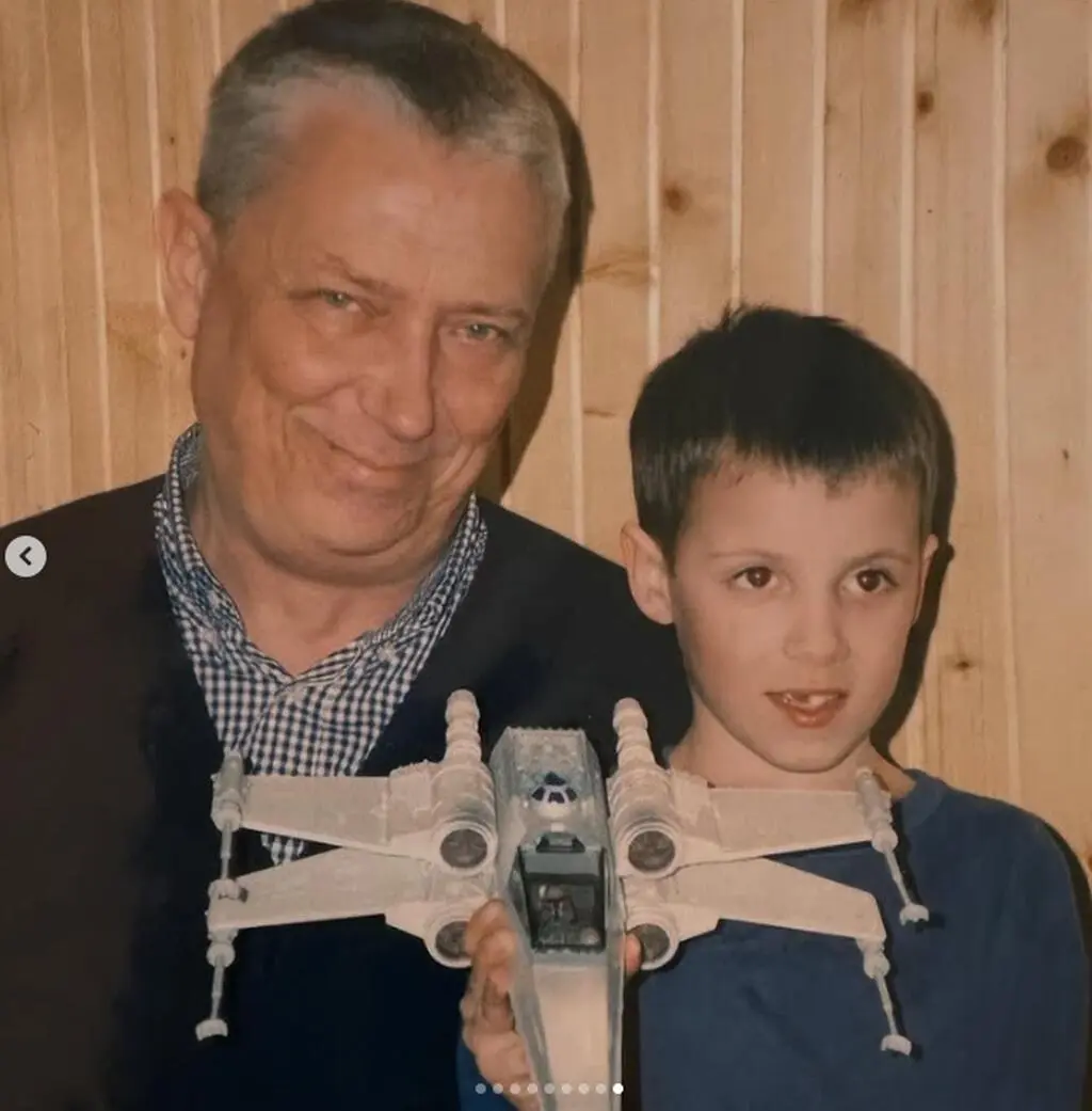 Tadeusz Kieniewicz z dziadkiem