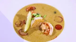 Zupa tajska z krewetkami