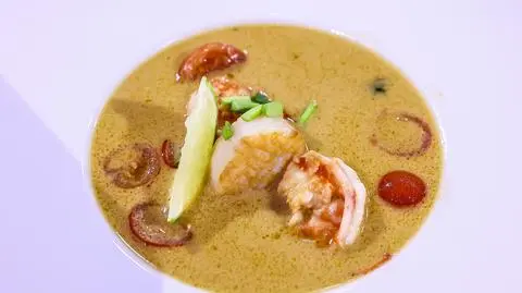 Dawid Wilkos: Zupa tajska z krewetkami