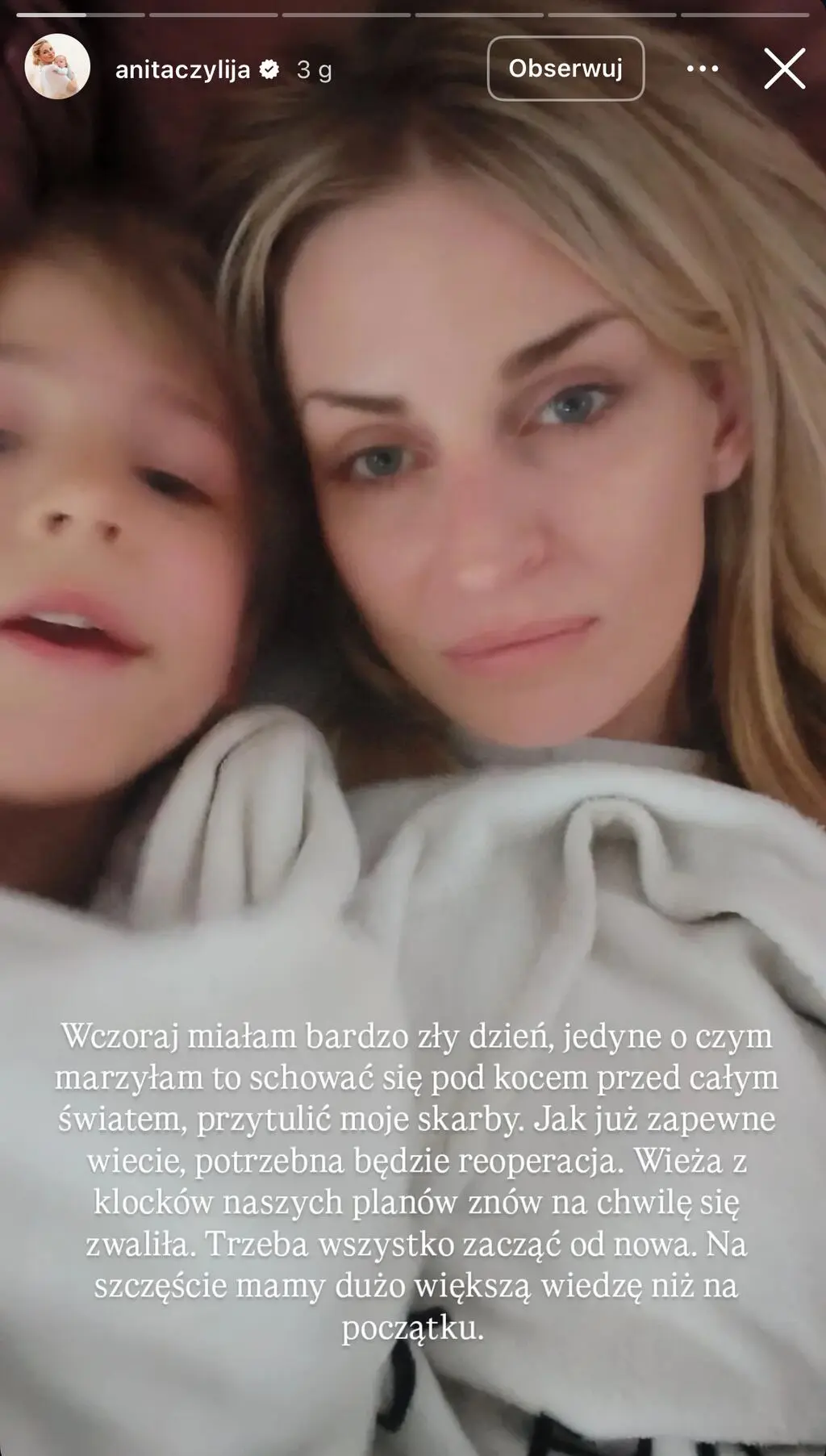 Anita Szydłowska ze "ŚOPW" zabrała głos po nawrocie choroby męża