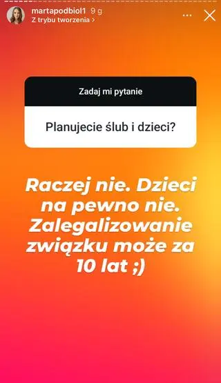 Marta ze "ŚOPW" planuje ślub i dziecko z nowym ukochanym?