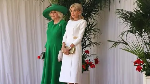 Briggite Macron i królowa Camilla