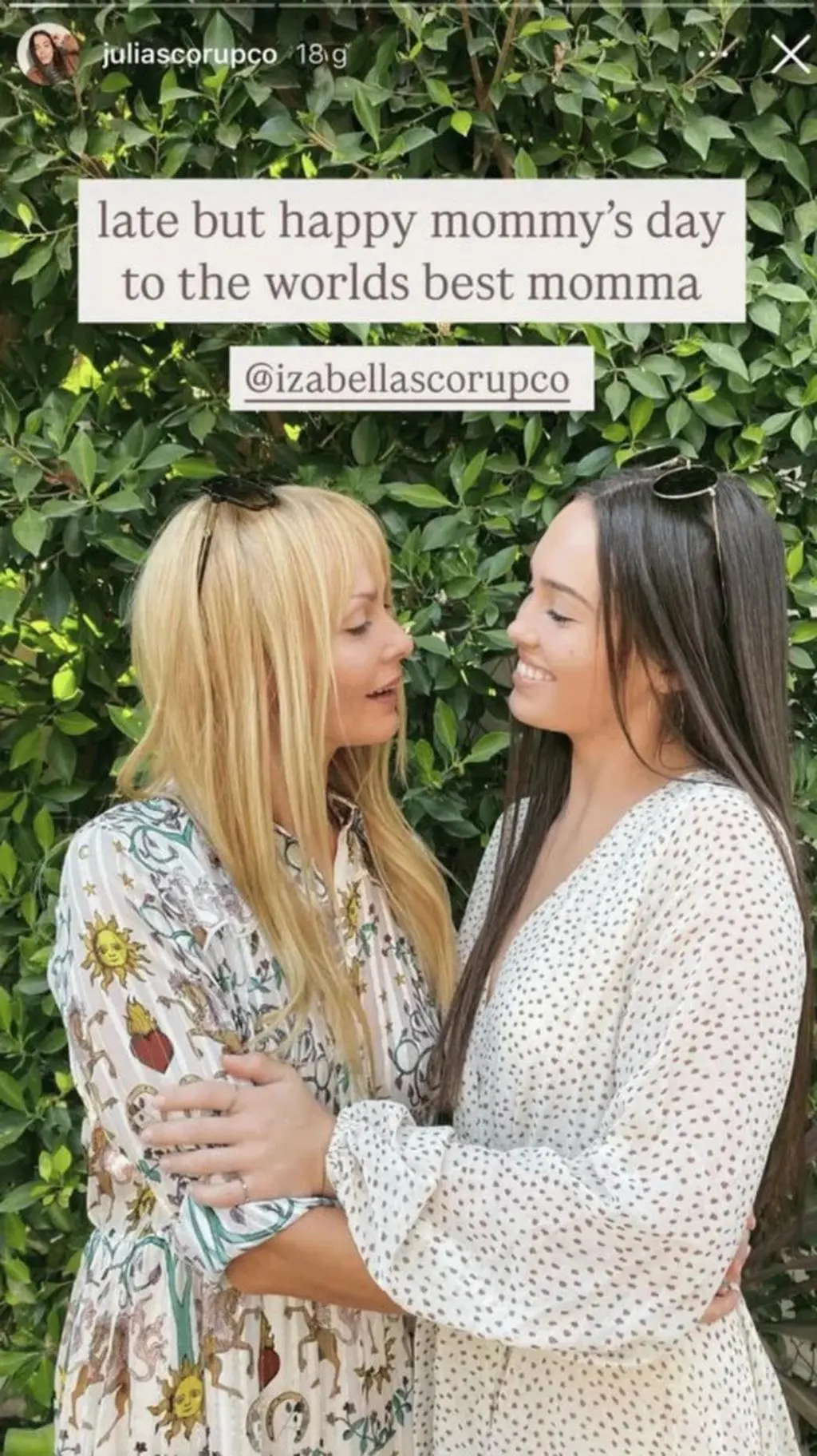 Izabella Scorupco z córką Julią