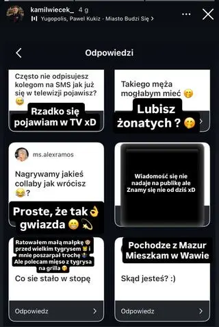Kamil ze "Skoku na głęboką wodę" odpowiedział na pytania internautów