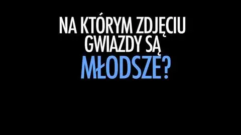 Na którym zdjęciu gwiazdy są młodsze?