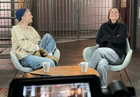 Agata Kulesza i Ola Adamska o pierwszym spotkaniu, wspólnej pracy i wieczornych tańcach. "Jesteś największym zwycięzcą tego serialu"