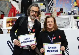 Szymon Majewski wspiera Joannę Kołaczkowską w walce z nowotworem. "Wierzę, że wyjdzie z tego zwycięsko"